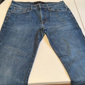 Joe’s Jeans size 31 blue jeans  “The ROCKER”straight leg ankle slightly cropped